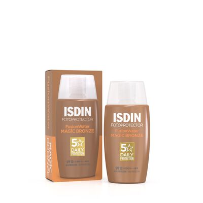 FOTOPROTECTOR ISDIN SPF 50 FUSION WATER COLOR (PROTECTOR SOLAR FACIAL CON COLOR)